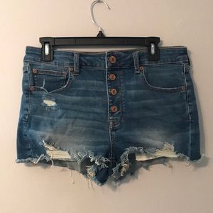 Denim shorts